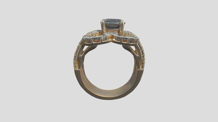 Diamon Ring Render - Texture - Design (1) 3D Model