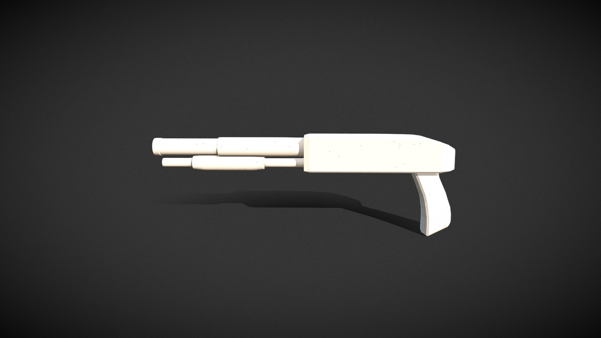 Untextured Shotgun - Download Free 3D model by JWNextGen [c4e905d ...