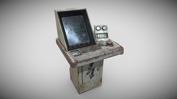 Old Terminal 3D Model