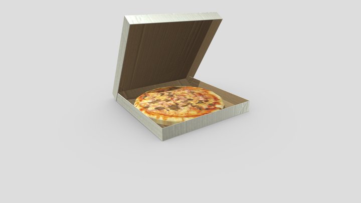 Pizza – Kostenloses 3D-Modell STL