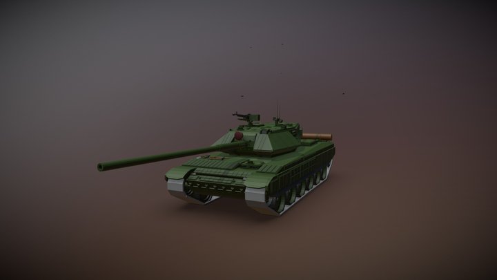 KVP-T107 Self Made Custom MBT 3D Model