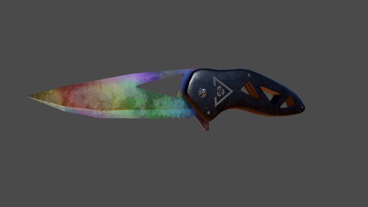 Hunting Knife 3D Model
