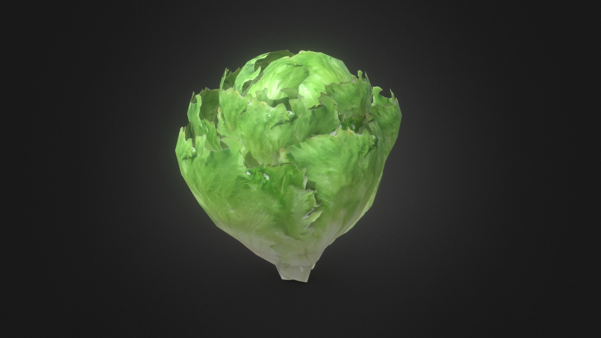 3D model Lettuce - This is a 3D model of the Lettuce. The 3D model is about a head of lettuce.