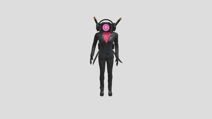 Speaker_woman 2.0 3D Model