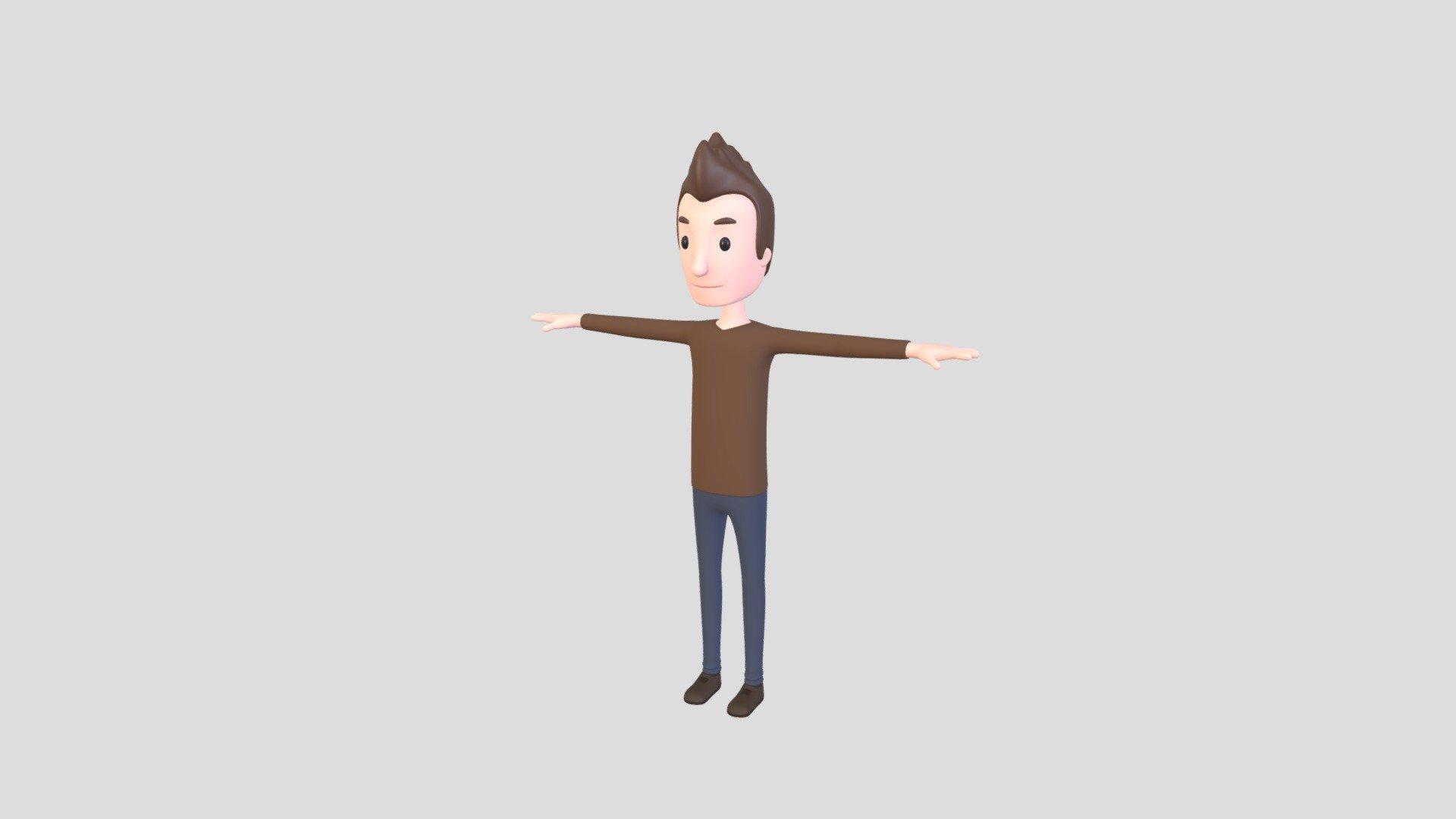 Cartoon Man036 Man - Buy Royalty Free 3D model by bariacg [c4eb88b ...