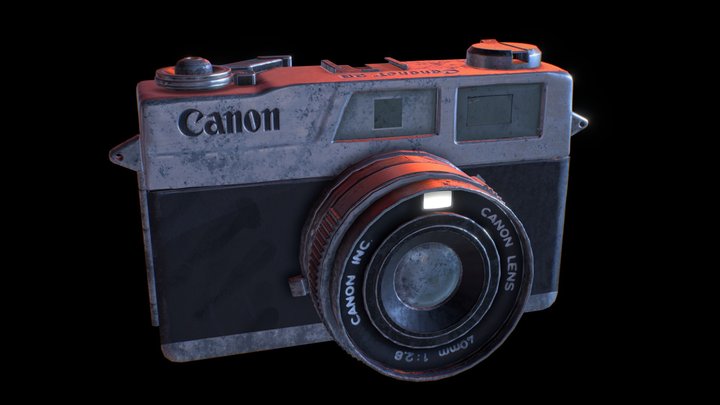 Canon - Canonet 28 3D Model