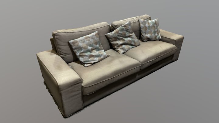 Dirty Couch 3D Model