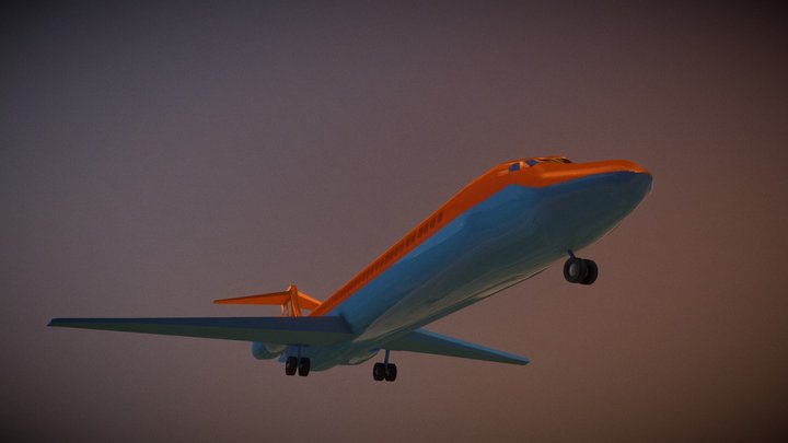 Boeing 717 3D Model