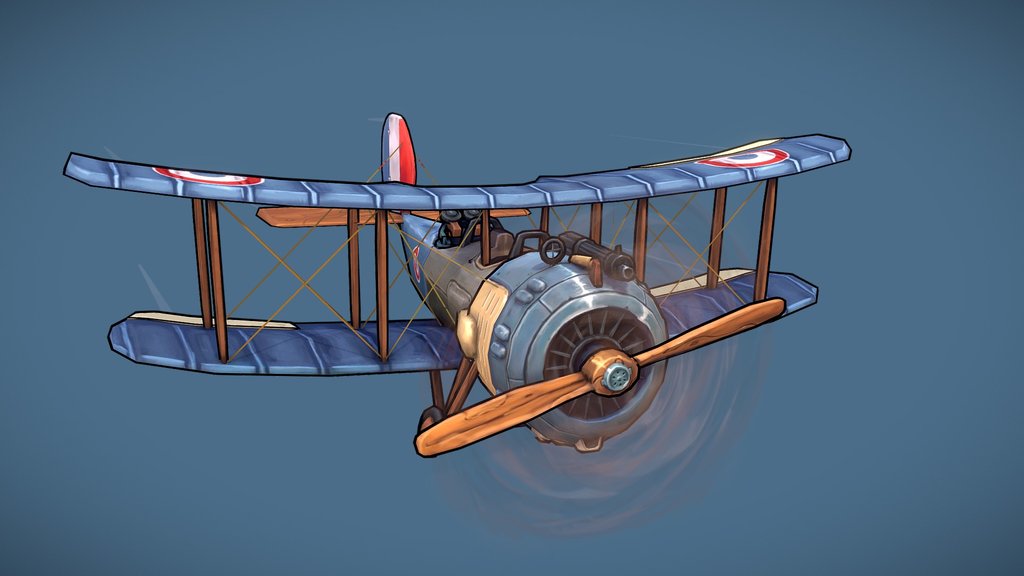 Stylized WW1 Plane