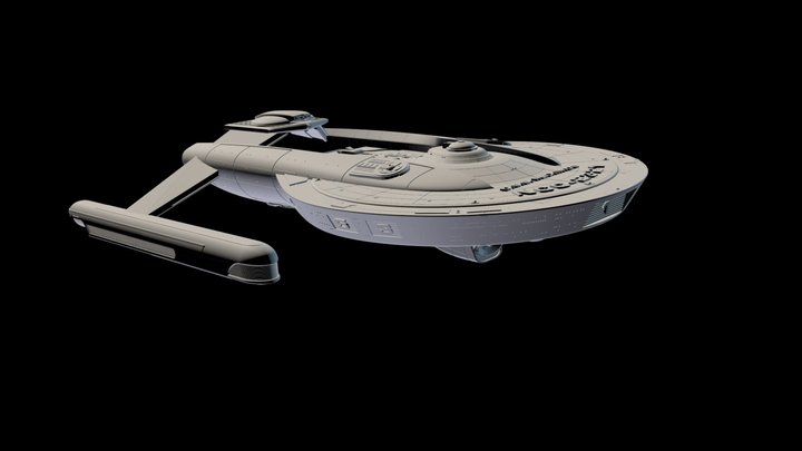Maximus-Class Starship 3D Model