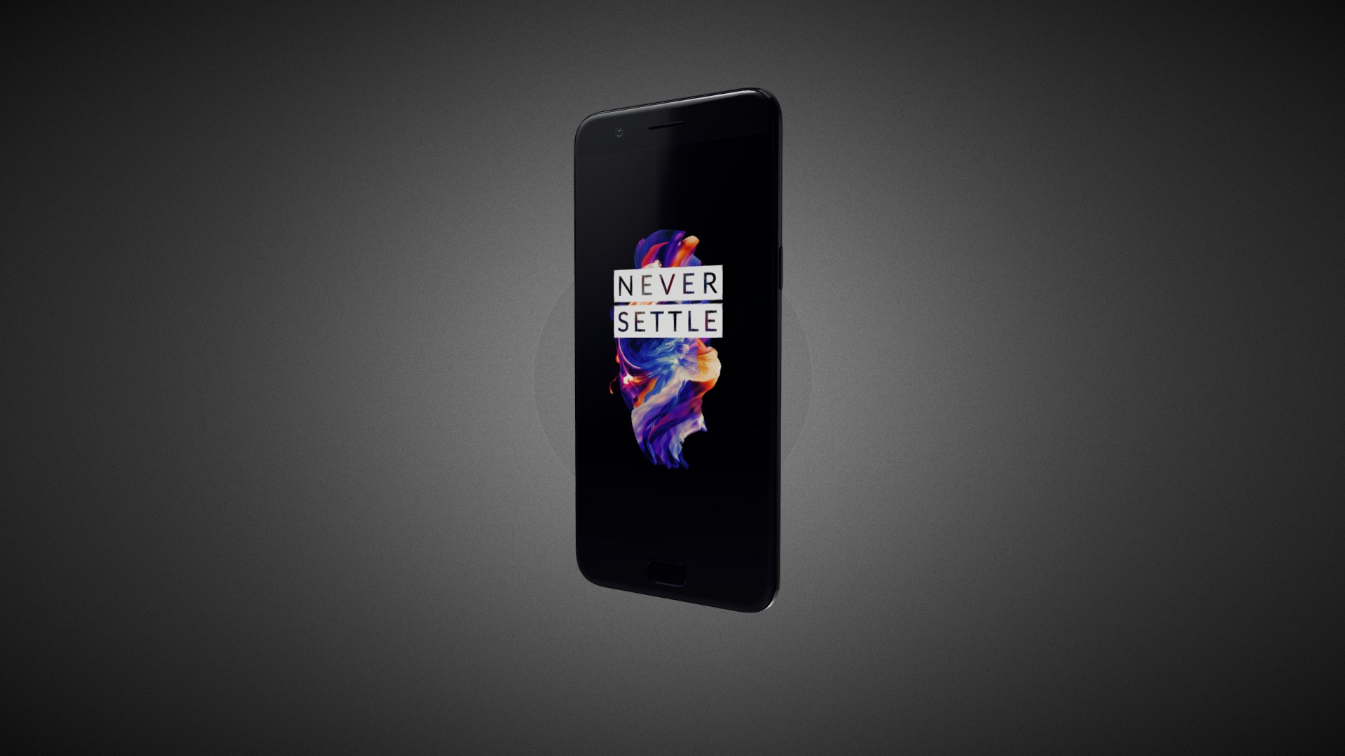3D model OnePlus 5 for Element 3D - This is a 3D model of the OnePlus 5 for Element 3D. The 3D model is about a black cell phone.