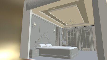 01-06-2013 Babylon Small Bedroom 3D Model