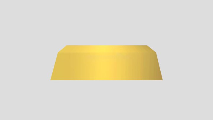 Gold Bar 3D Model