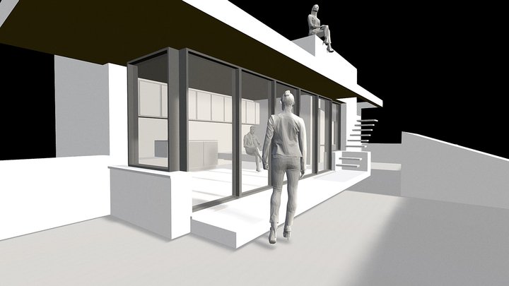1st floor extension in existing house 3D Model