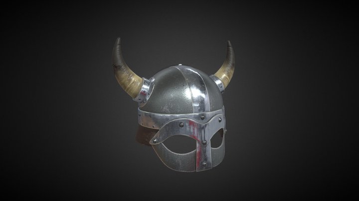 Helmet Viking 3D Model