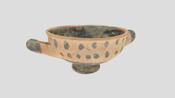 Two Handled Cup (C1974.3.12) 3D Model