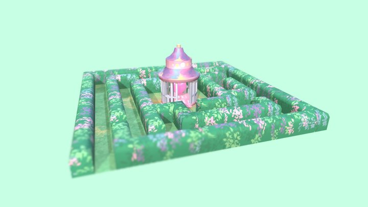 Bubblegum Maze 3D Model