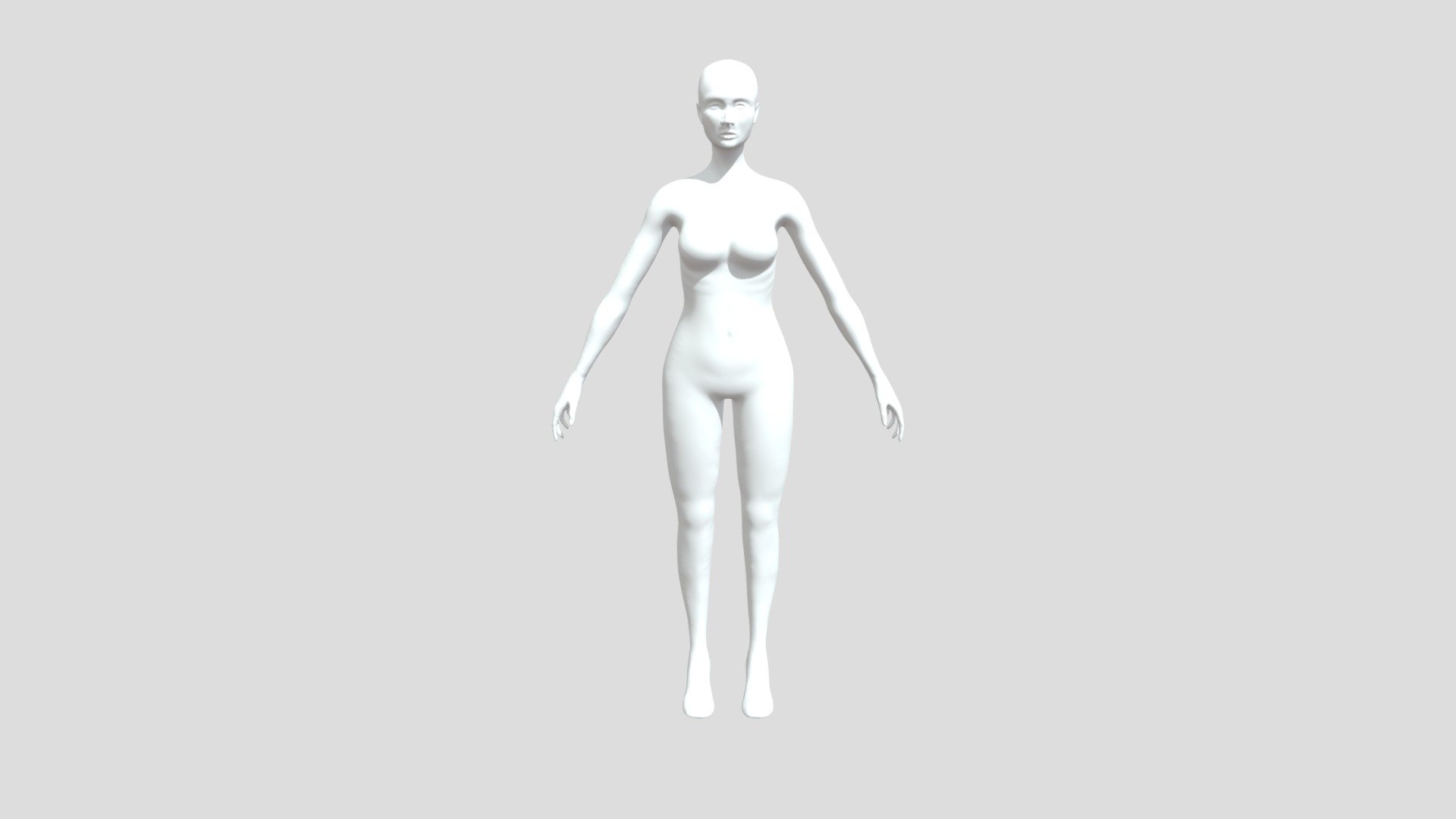 human body sculpt base - 3D model by macchad00 [c4f64db] - Sketchfab