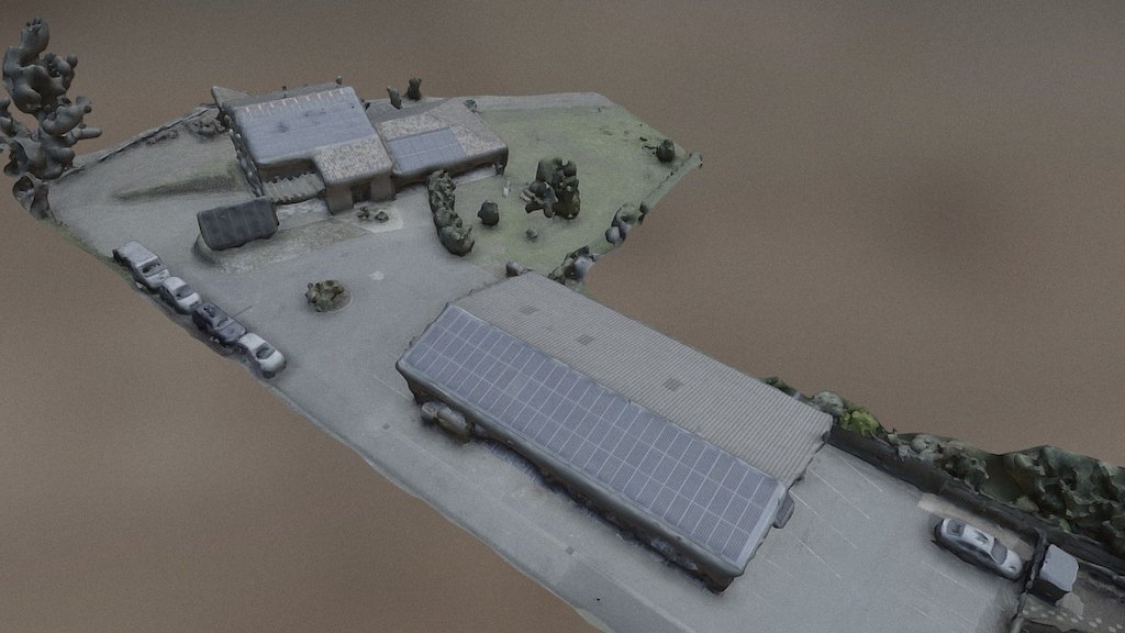 DRONE2BIM - Entreprise Mas Simplified 3D Mesh