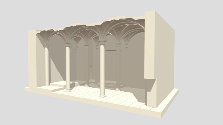 Low Choir 3D Model