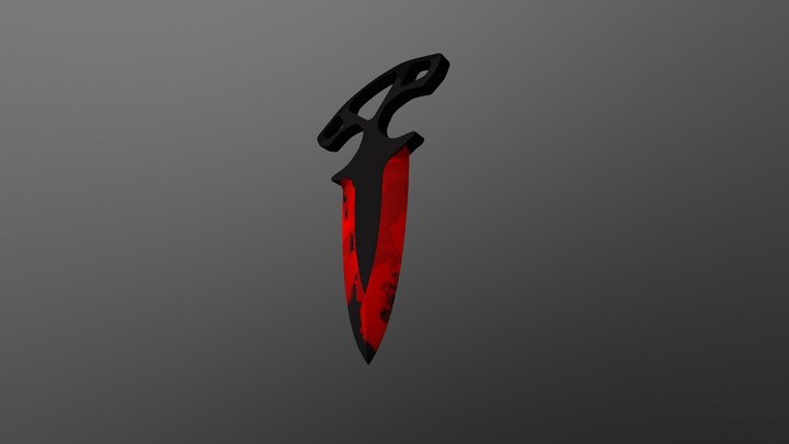Shadow Daggers | Satined Paper 3D Model
