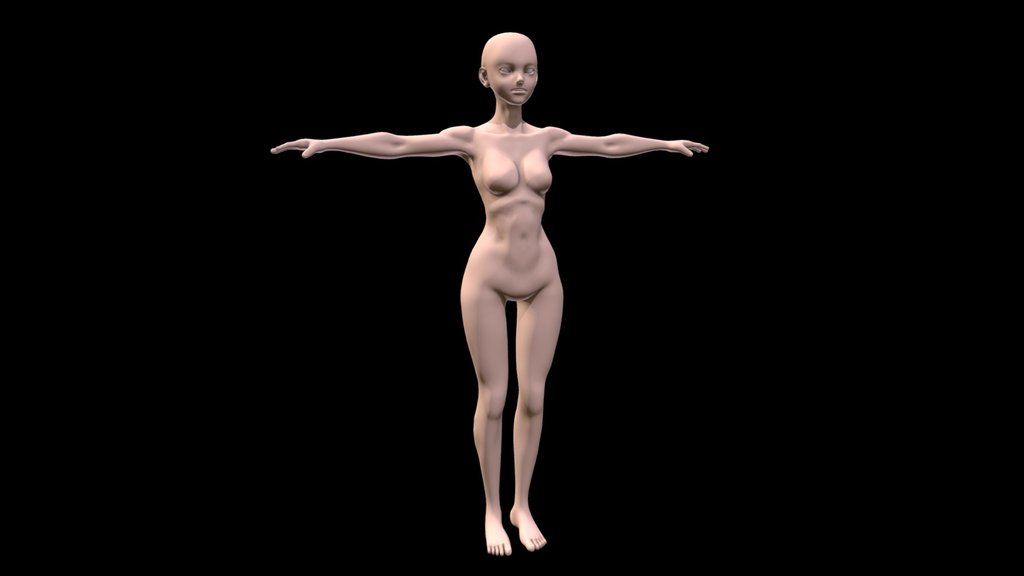 Free Female anatomy (blender)