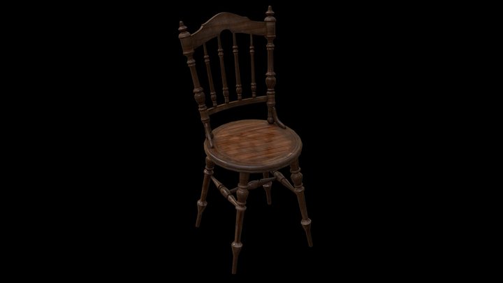 Ursuline Winter Garden Chair 3D Model