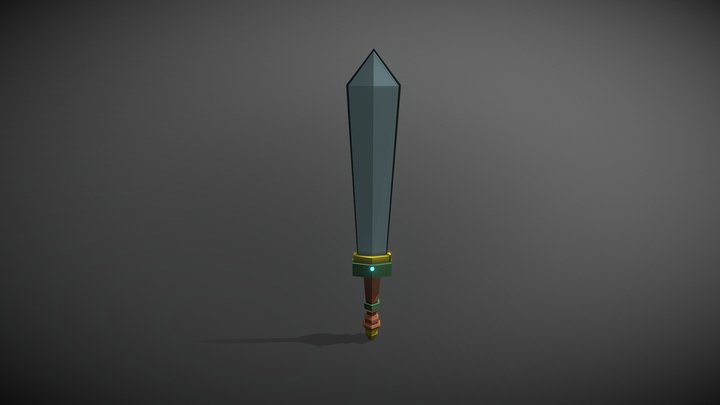 RPG-Style Sword 3D Model