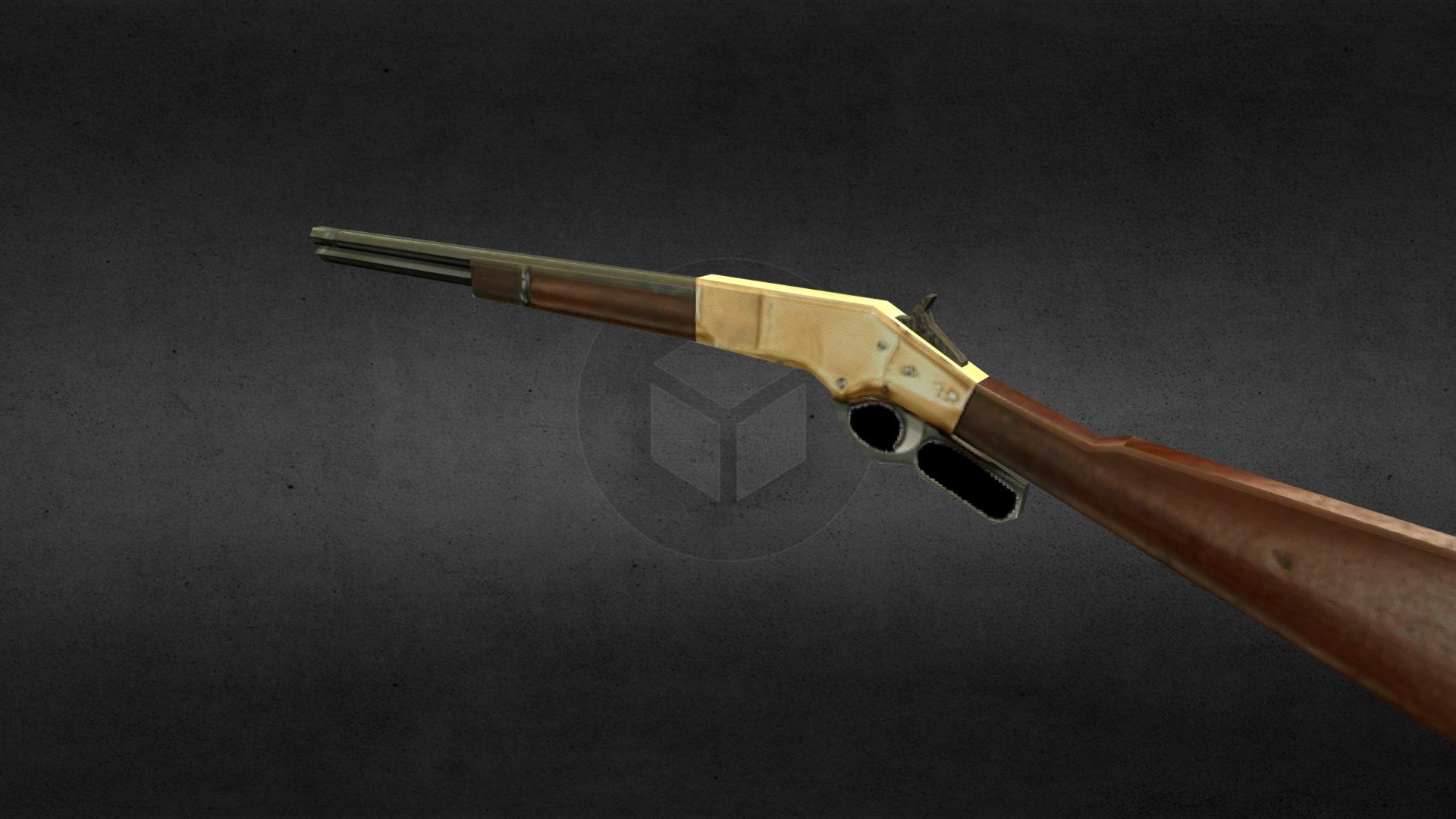 Ps1 - Winchester Model 1866 Yellow Boy - Download Free 3D model by ...