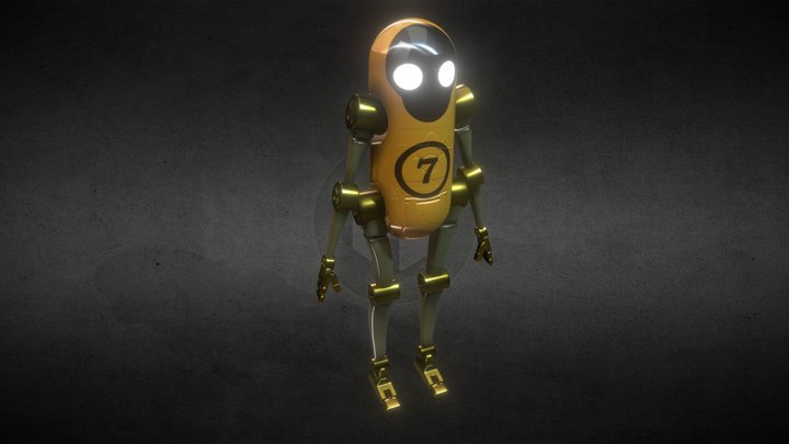robô Oliver 3D Model