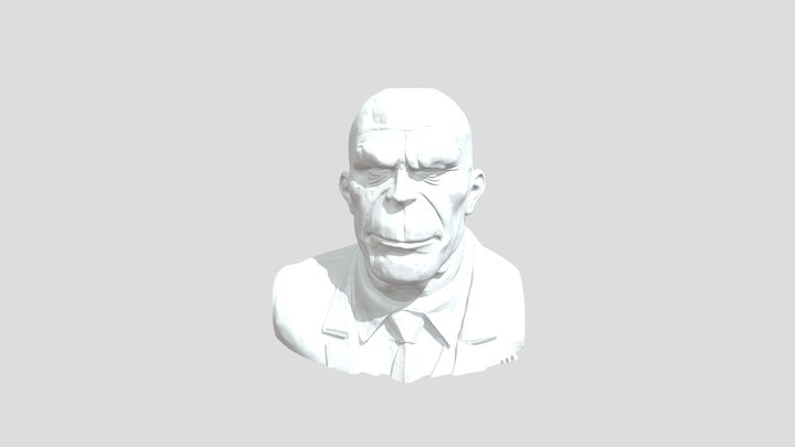 Apeman in Sinking City 3D Model