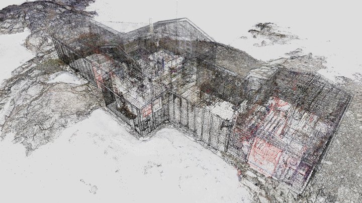 Base F, Wordie House (HSM.62) (Pointcloud) 3D Model