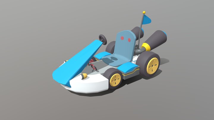 Go Kart 3D Model