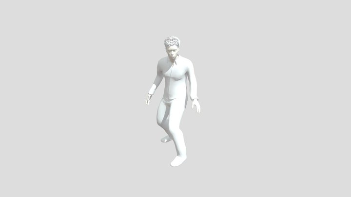 Action Idle To Standing Idle 3D Model