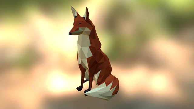 Fox (Luna) 3D Model