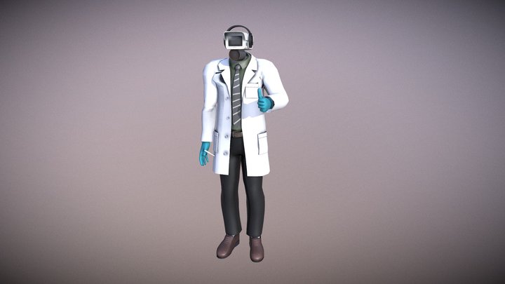 CAMERAMAN DOCTOR SKIBIDI TOILET 3D Model