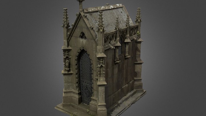3D Tomb vault 1830 (photogrammetry) 3D Model