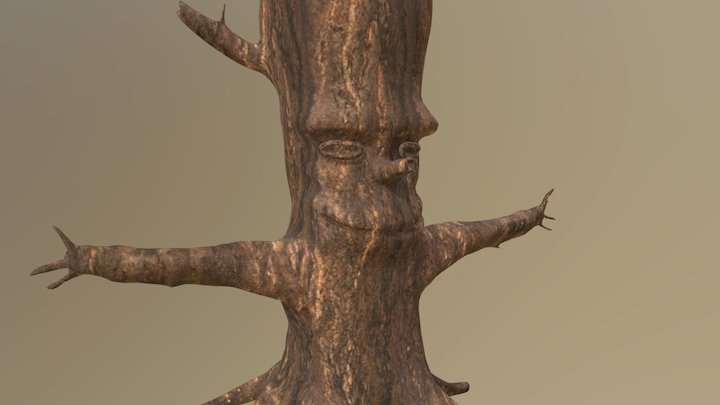 Spooky Tree 2 3D Model