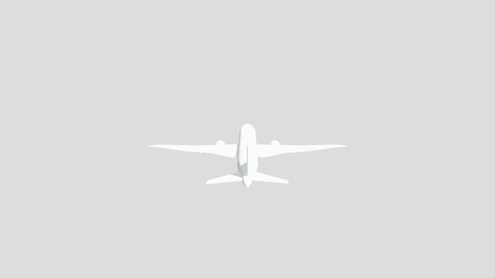 Boeing Dreamliner 787-8.obj 3D Model
