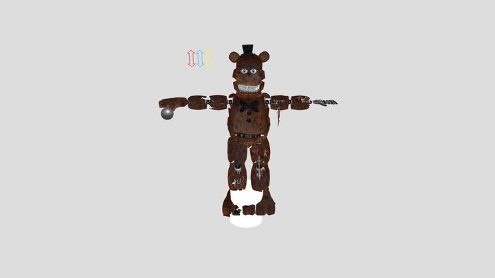 Image To Stl.com_ Withered Freddy 3D Model