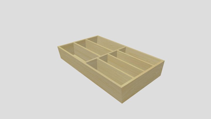 Kitchen Drawer Organizer 3D Model