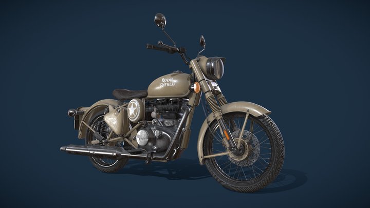 Royal Enfield - Classic 350 3D Model