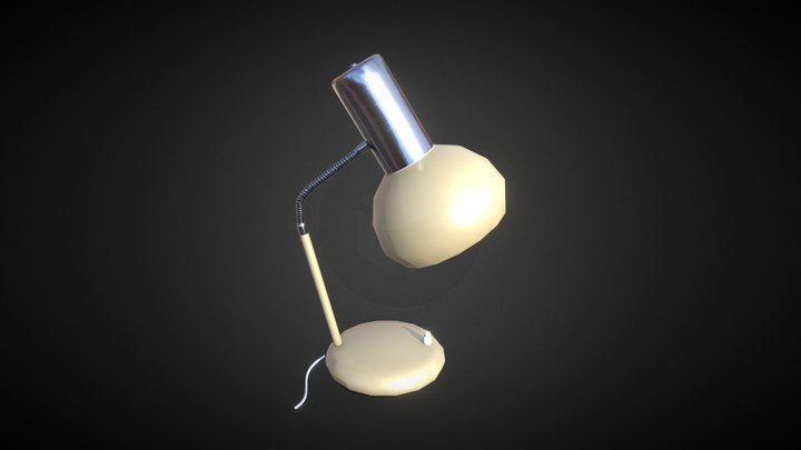 Vintage realistic lamp 3D Model