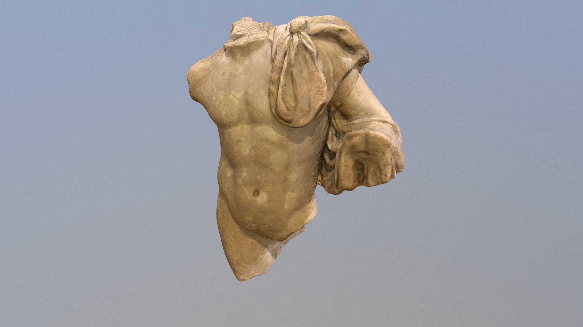 Torso of Dionysus from Salamis Download Free 3D model by Fitzwilliam Museum