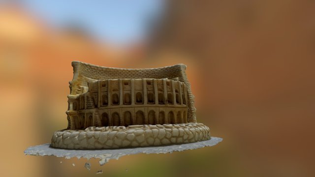 il mio terzo modello - il colosseo 3D Model