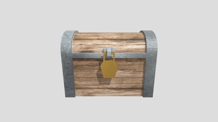 Chest with texures (VERY BAD) 3D Model