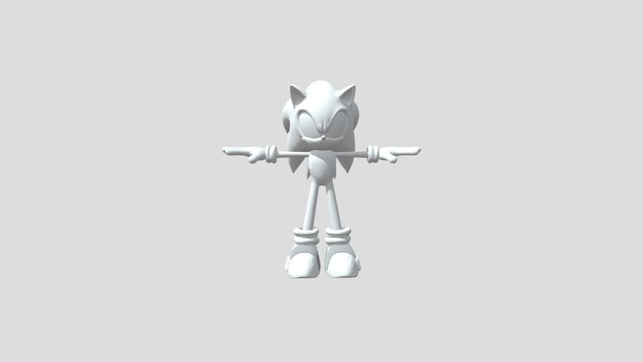 Sonic The Hedgehog 3D Model