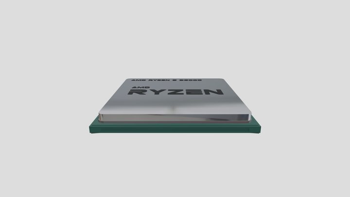 AMD CPU 3D Model
