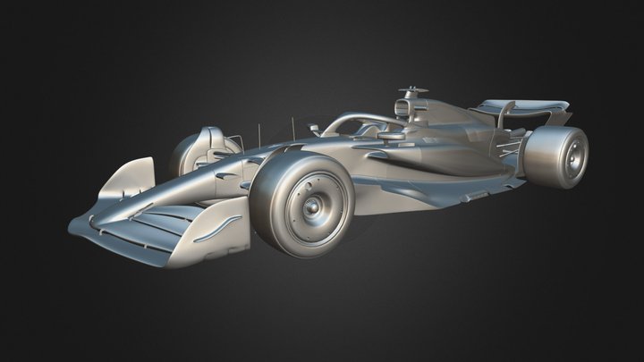 F1 2025 concept 3D model 3D Model