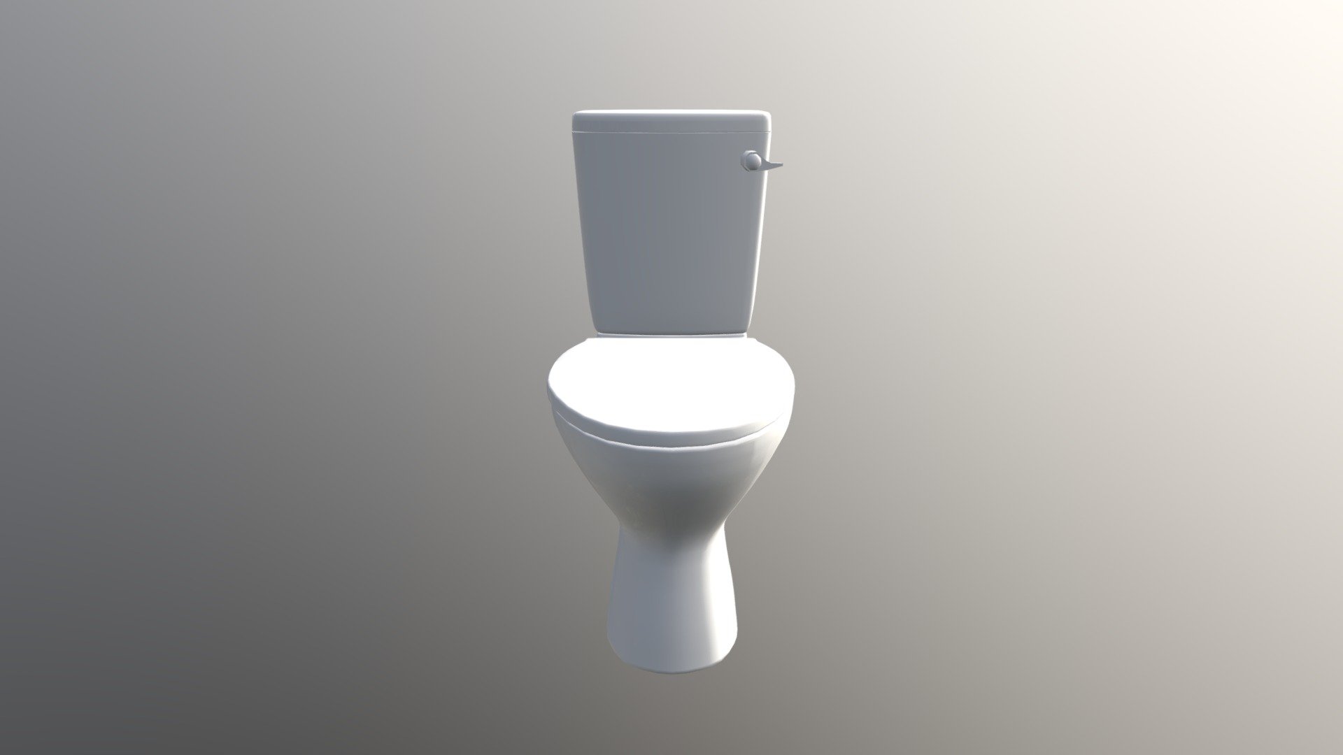 Zenit WC With Front Handle With Lid Down